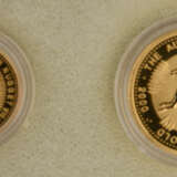 GOLDMÜNZEN, Konvolut 8 diverse Münzen u.a. Australian Nugget, 20. Jahrhundert (3) - Foto 4