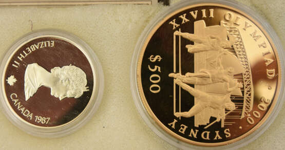 GOLDMÜNZEN, Konvolut 8 diverse Münzen u.a. Australian Nugget, 20. Jahrhundert (3) - Foto 9