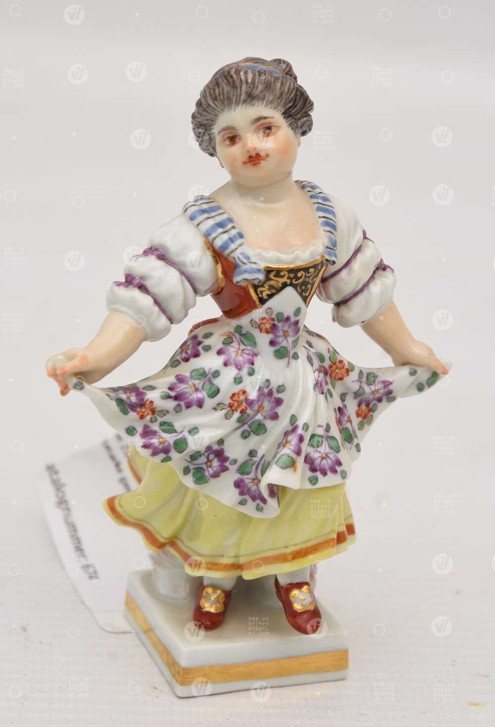 MEISSEN FIGURINE, dancing girl, Germany, 1989. — buy a quality stock ...