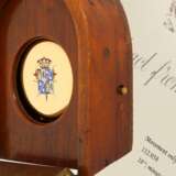 Taschenuhr: einzigartige Patek Philippe Taschenuhr mit emailliertem Adelswappen und Minutenrepetition, verkauft an Tiffany 1901, mit besonderer Originalbox und Stammbuchauszug - фото 1
