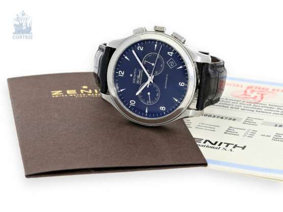 Armbanduhr: Herren Chronograph Zenith Grand Class El Primero Chronometer Ref. 03.0520.4002, mit kompletten Papieren inklusive Chronometerzertifikat - фото 1