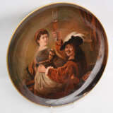 KPM, Wandteller nach dem Bild von Rembrand mit seiner Frau, Deutschland, Mitte 20. Jh - Foto 2