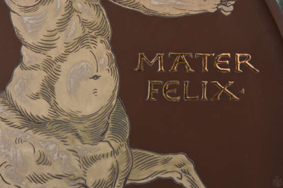 METTLACH, Wandteller No. 2740 , Mater Felix. Deutschland, um 1900 - фото 2