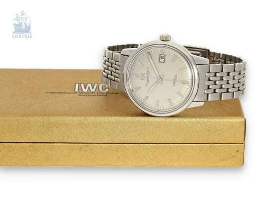Armbanduhr: gesuchte Sammleruhr, IWC Ingenieur Ref.866A mit originalem IWC/Gay Freres Edelstahlarmband und IWC-Box, ca. 1968 - фото 1