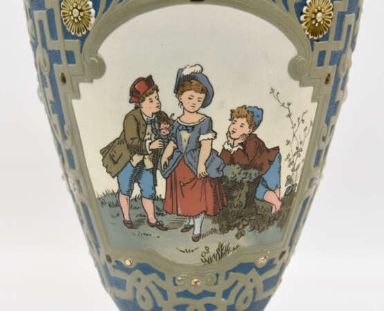 METTLACH, Villeroy & Boch, Art Nouveau Vase, Deutschland, 1910. - Foto 3