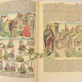 KONV. FAKSIMILE BÜCHER, Weltchronik 1493 und die 92 Holzschnitte der Lübecker Bibel. Deutschland 20. Jh - фото 2