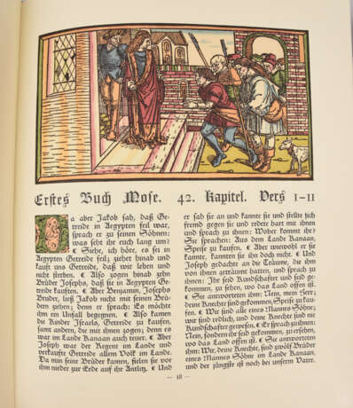 KONV. FAKSIMILE BÜCHER, Weltchronik 1493 und die 92 Holzschnitte der Lübecker Bibel. Deutschland 20. Jh - Foto 6