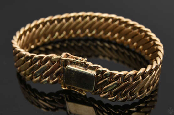 GLIEDERARMBAND, 585er Gelbgold, Deutschland, 20. Jh - Foto 1