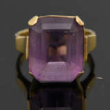 DAMENRING UND ANHÄNGER, 585er Gelbgold u. Amethyst - photo 4