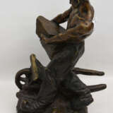 ÉDUARD DROUOT, Bergwerkarbeiter, Bronze, Frankreich, 19./20. Jahrhundert - Foto 3