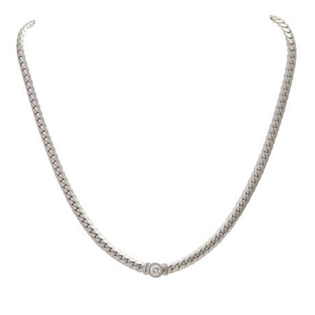 Solitär-Collier mit Brillant 0,50 ct, - фото 1