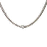 Solitär-Collier mit Brillant 0,50 ct, - фото 2