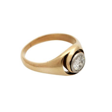 Ring mit Altschliffdiamant von ca. 0,55 ct, - photo 2