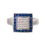 Ring mit 25 Brillanten, zusammen ca. 0,25 ct, - photo 1