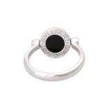 BULGARI Flip Ring Onyx und Diamanten, - фото 5