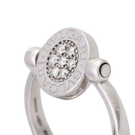 BULGARI Flip Ring Onyx und Diamanten, - фото 6