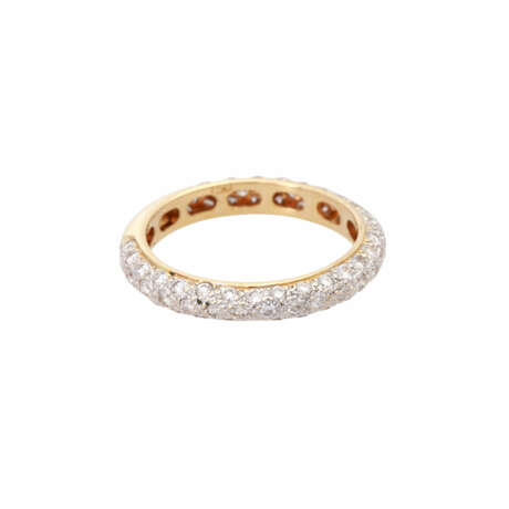 Memoryring mit Brillanten ca. 1,10 ct, - фото 1