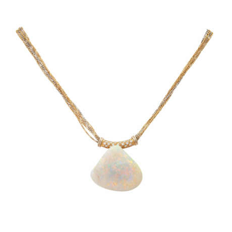 Collier mit großem Opal - photo 1