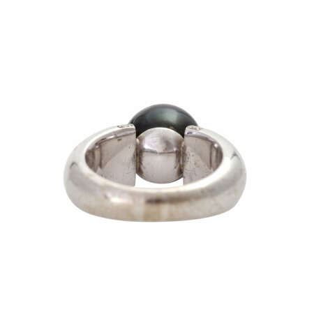 Ring mit 1 Tahiti-Zuchtperle, - photo 4