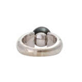 Ring mit 1 Tahiti-Zuchtperle, - photo 4