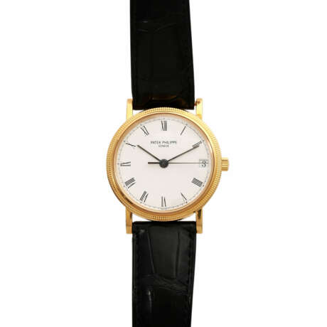 PATEK PHILIPPE Calatrava Herrenuhr, Ref. 3802/200. Gold 18K. - photo 1