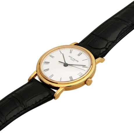 PATEK PHILIPPE Calatrava Herrenuhr, Ref. 3802/200. Gold 18K. - photo 4