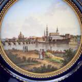 MEISSEN Ansichtenteller 'Dresden', um 1800. - photo 3