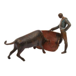 NEUWIRTH, HANS (sculptor in Gingen/Fils), "Matador with bull",