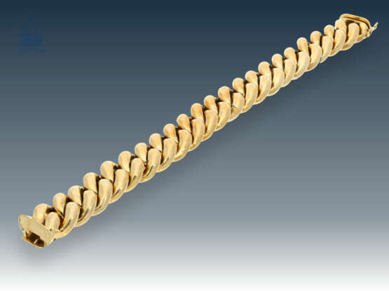 Armband: sehr schweres vintage Goldschmiedearmband, 14K Gelbgold - photo 1