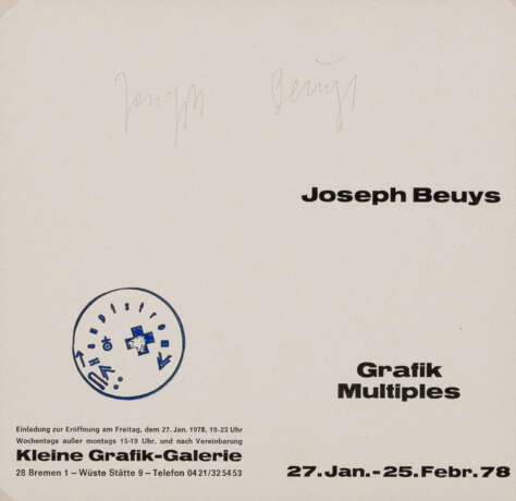 JOSEPH BEUYS 1921 Krefeld - 1986 Düsseldorf - Foto 1