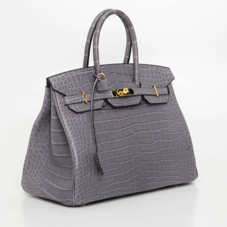 HERMÈS exquisite It-Bag "BIRKIN BAG 35", Kollektion 2013. - Foto 4