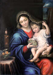The Madonna with the bunch of grapes