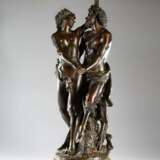 Große Bronze "Baccanal mit Satyr und Nymphe", - Foto 1