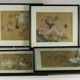 Japanische Seidenmalerei, - photo 1