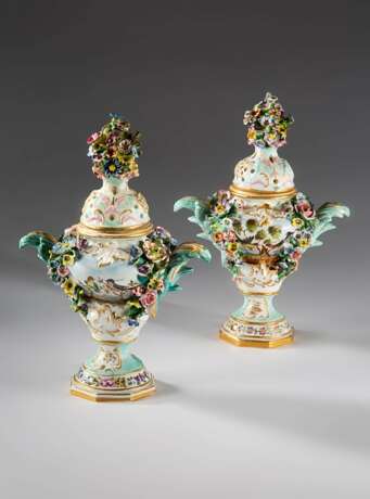 Paar Potpourri Vasen, - Foto 1