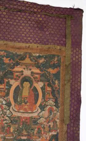 Thangka des Buddha Amitabha im westlichen Paradies - фото 3
