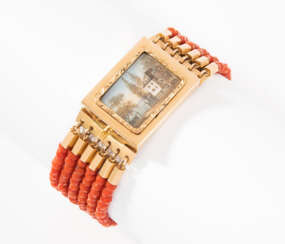 Haarstaub-Korallen-Bracelet