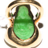 Jadeit-Brillant-Ring - фото 4