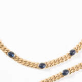 Saphir-Gold-Collier mit Bracelet - Foto 1