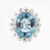 Aquamarin-Diamant-Ring - фото 1