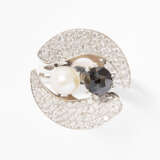 Naturperlen-Diamant-Ring - photo 1