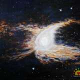 “The Candle Of The Universe.” Canvas Oil paint Realist Landscape painting 2013 - photo 1