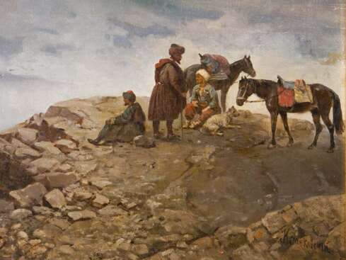 Russischer Maler zweite Hälfte 19. Jahrhundert. - photo 3