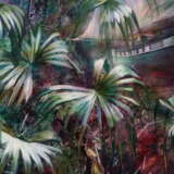 “Tropical motif” Canvas Oil paint Surrealism Landscape painting 2014 - photo 7