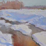 Ölgemälde „Frühling.Der Fluss.“, Leinwand, Ölfarbe, Impressionismus, Landschaftsmalerei, Ukraine, 2006 - Foto 1