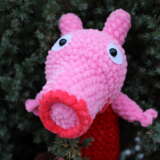 “Peppa pig” Textile Hand-knitted Mythological 2018 - photo 3