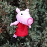 “peppa pig” Textile Hand-knitted Mythological 2018 - photo 1