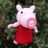“peppa pig” Textile Hand-knitted Mythological 2018 - photo 4
