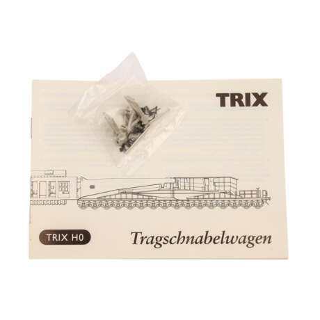 TRIX Tragschnabelwagen 43994, Spur H0, - photo 3