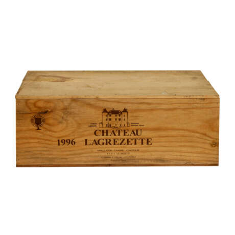 CHÂTEAU LAGREZETTE 12 Flaschen in Original Holzkiste, 1996 - Foto 2